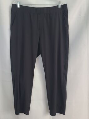 Quince Sz XL Black Lightweight Outdoor Athleisure Performance Teck Ankle Pant